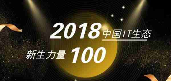 2018中国IT生态新生力量100 榜单