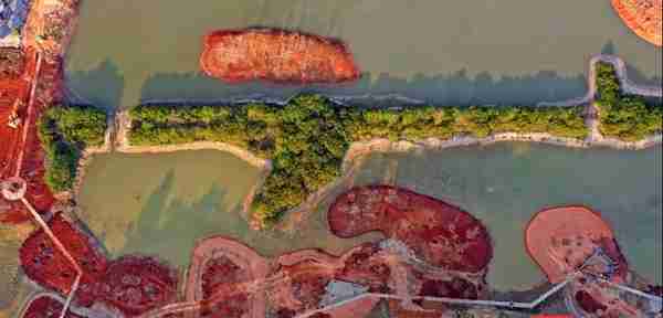 原创组图丨儋州藤根河湿地公园初具规模 将成为白马井新地标