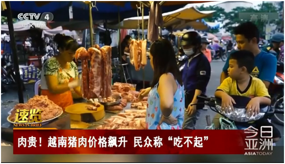 猪肉价格暴涨 越南民众称“低收入者吃不起的奢侈品”