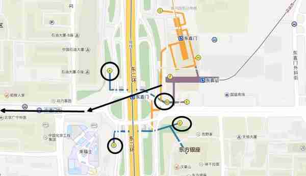 回顾北京地铁东直门站：2号线、13号线、机场线的换乘方式很巧妙
